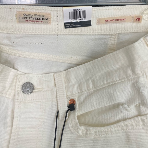 Levi’s Wedgie Straight Jeans in Cloud Bank Sz28x28 - Picture 9 of 9